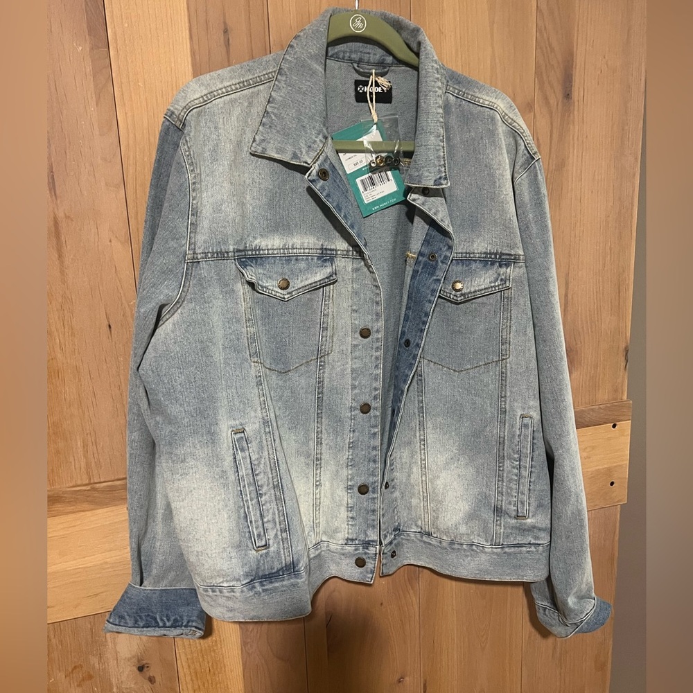 Hooey ladies light wash denim jacket